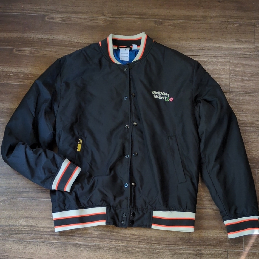 Puma X Randomevent Varsity Bomber jacket, Mens Size M